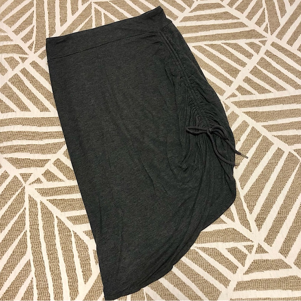 ANTHROPOLOGIE Grey Asymmetrical Skirt